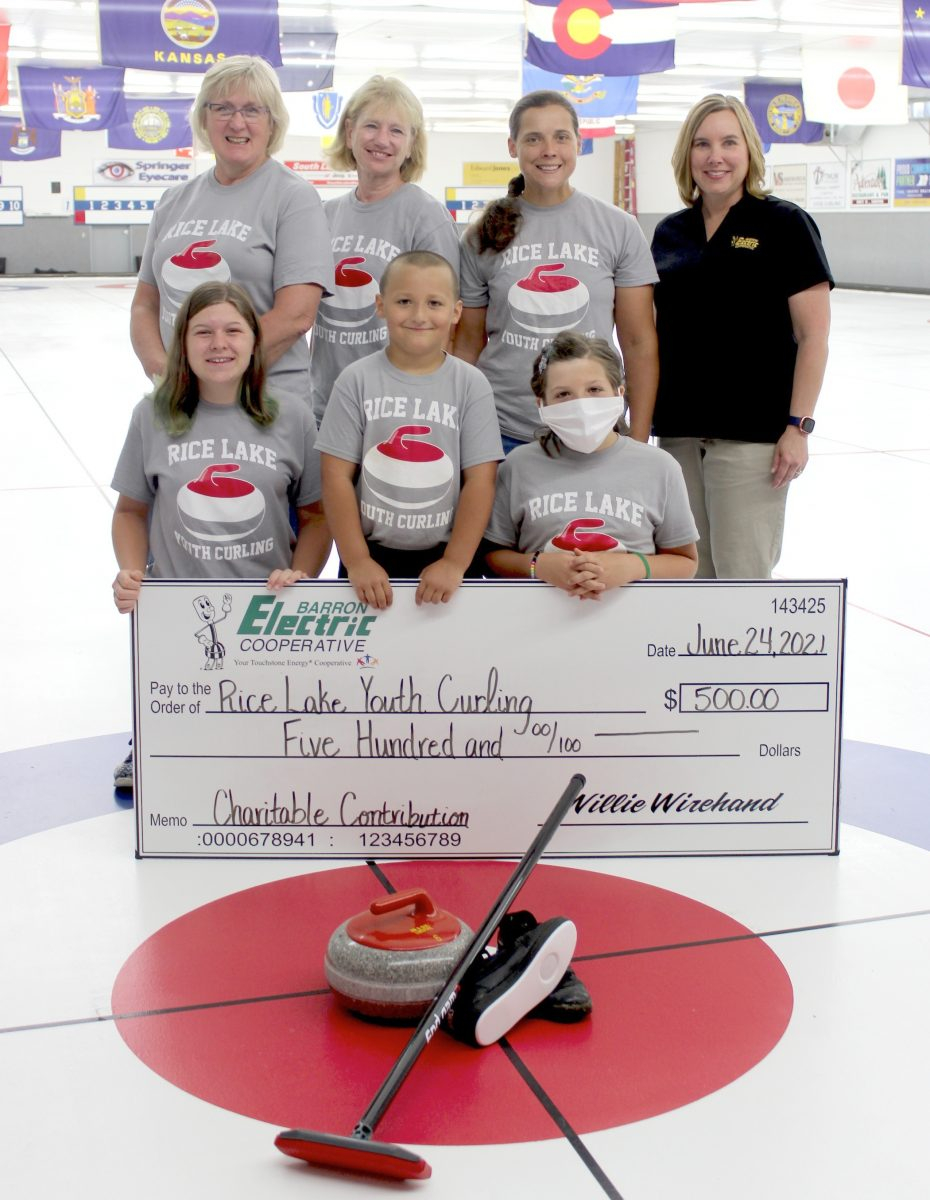 Barron Electric Donates To Youth Curling The Times Barron Electric Donates To Youth Curling The Times
