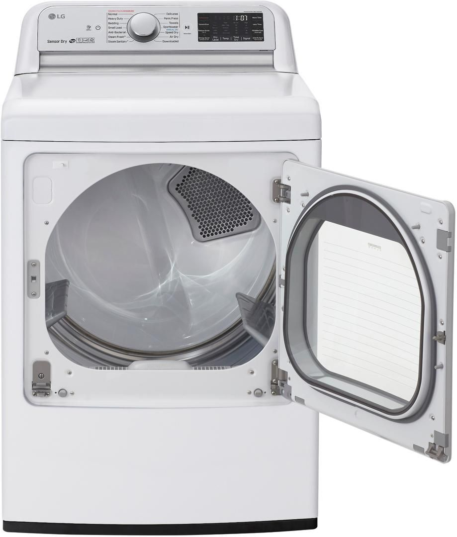 DLEX7800WE 27 LG 7 3 Cu Ft Smart Wifi Electric Dryer With TurboSteam DLEX7800WE 27 LG 7 3 Cu Ft Smart Wifi Electric Dryer With TurboSteam