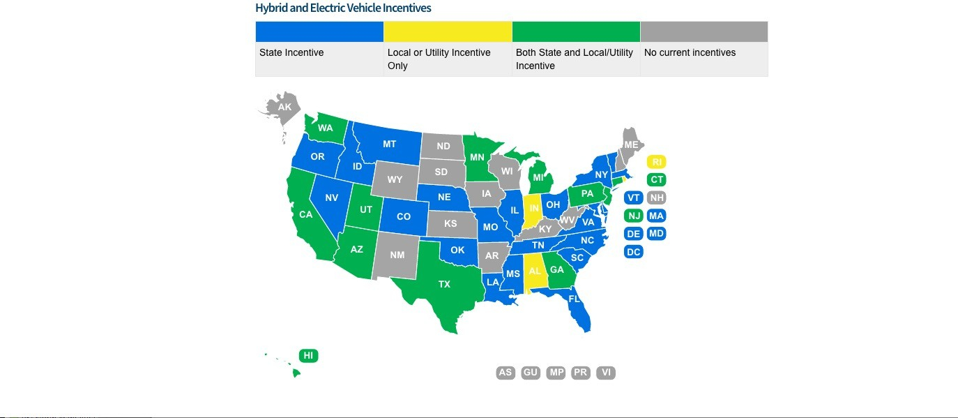 Electric Car Rebate States