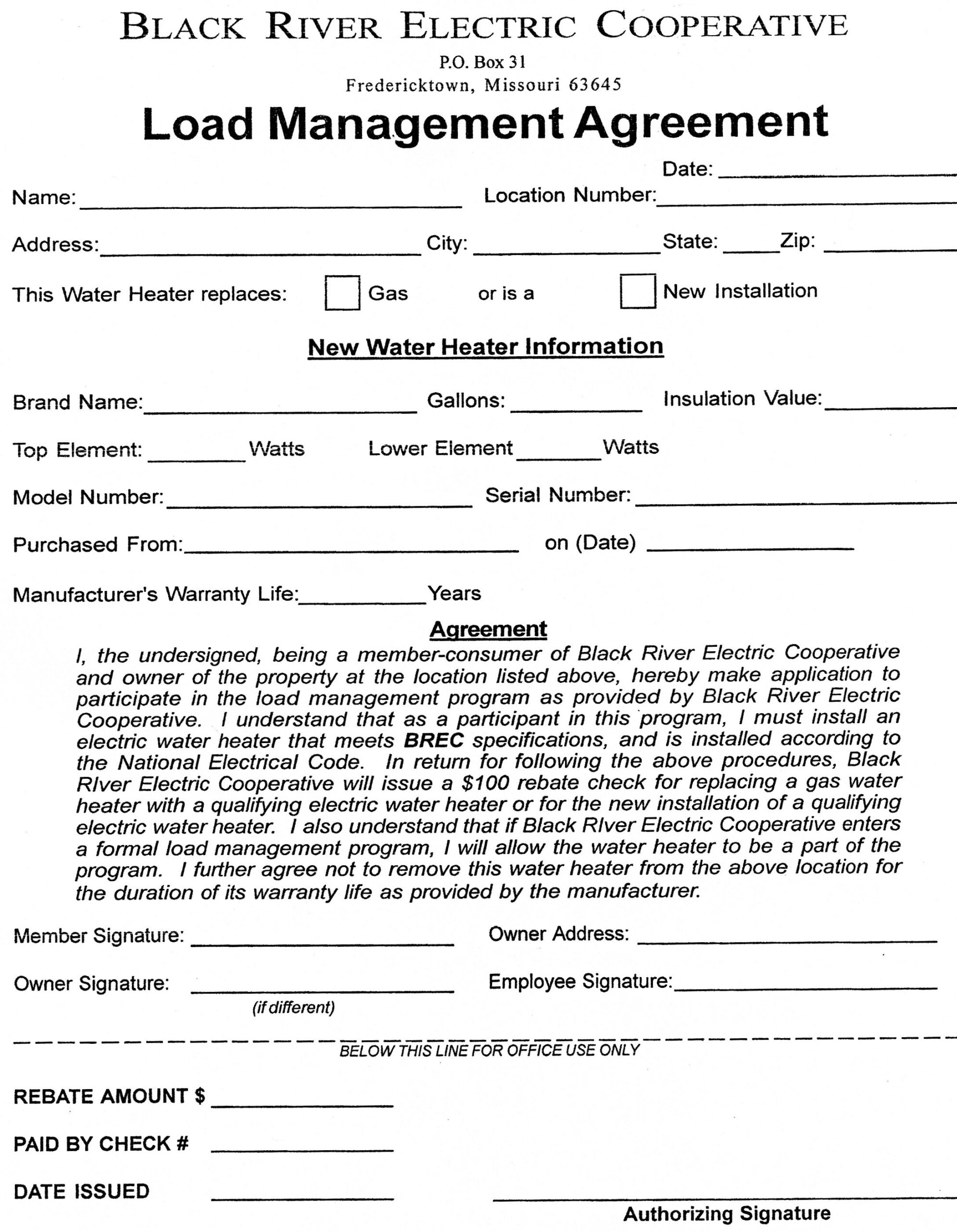 Rebate Programs Black River Electric Cooperative Rebate Programs Black River Electric Cooperative