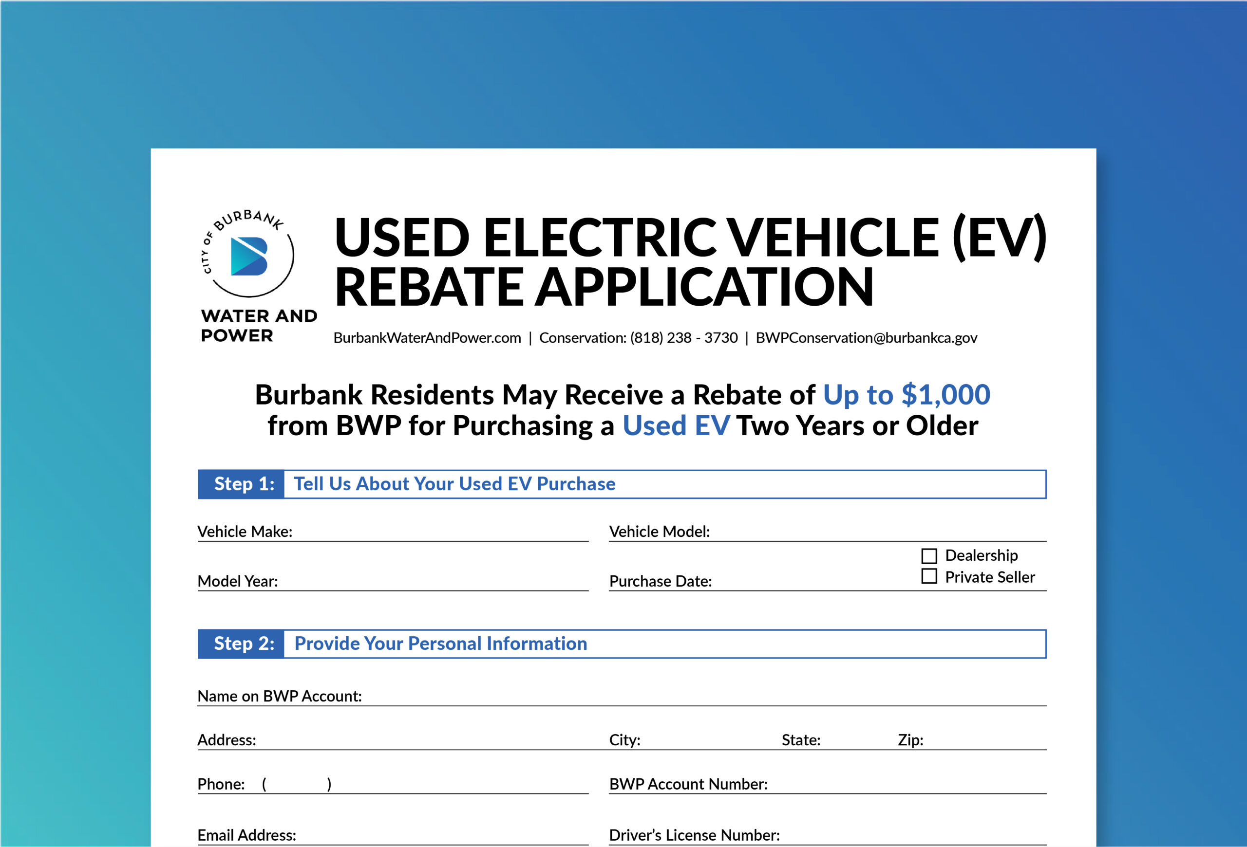 Used Electric Vehicle Rebate Used Electric Vehicle Rebate
