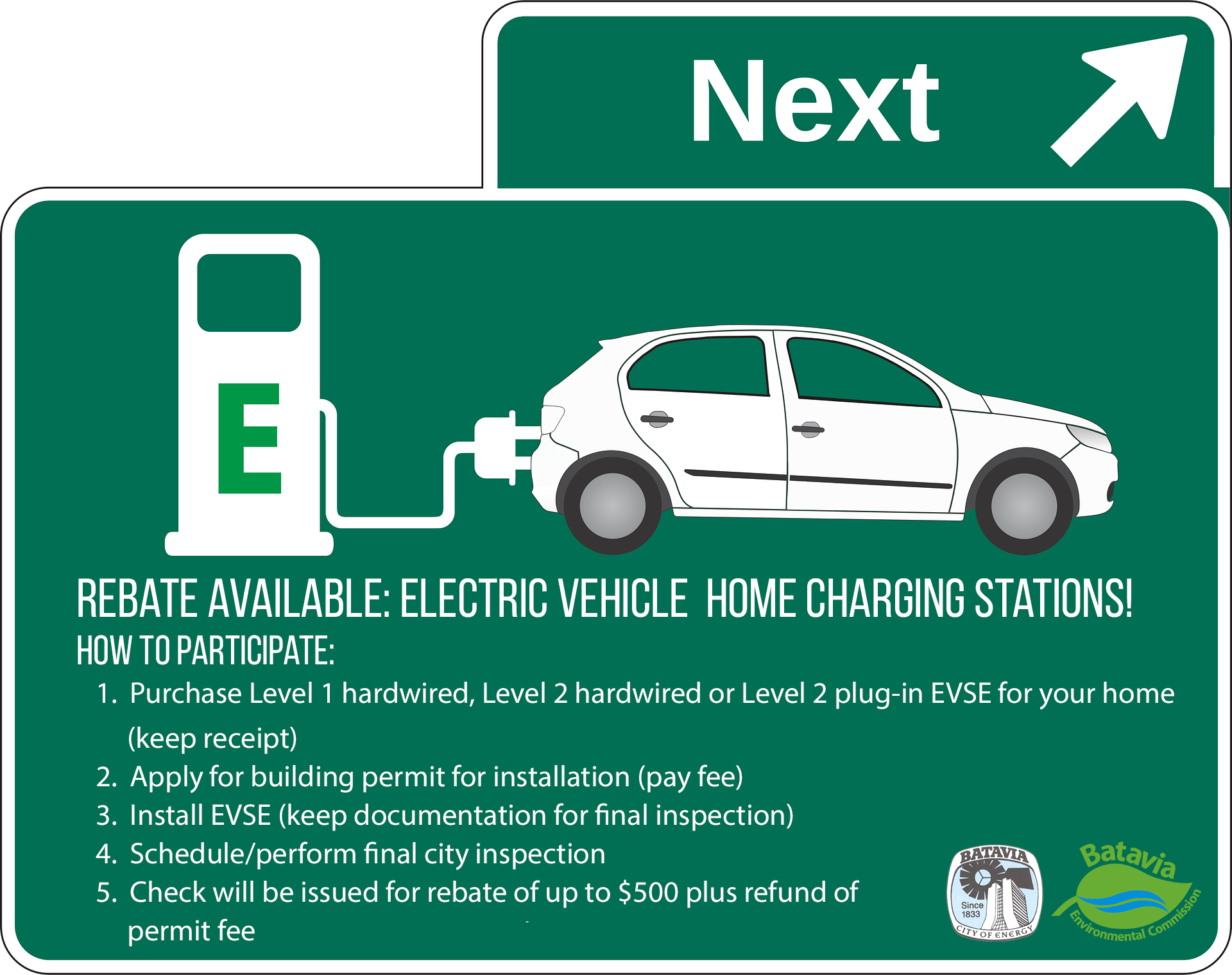 Electric Vehicle Charging Rebate