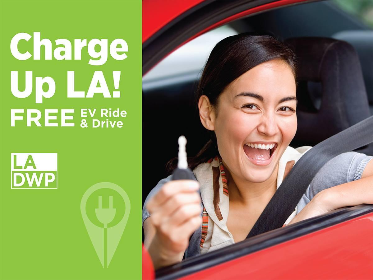 FREE Charge Up LA EV Ride Drive Event At LADWP Headquarters Saturday FREE Charge Up LA EV Ride Drive Event At LADWP Headquarters Saturday