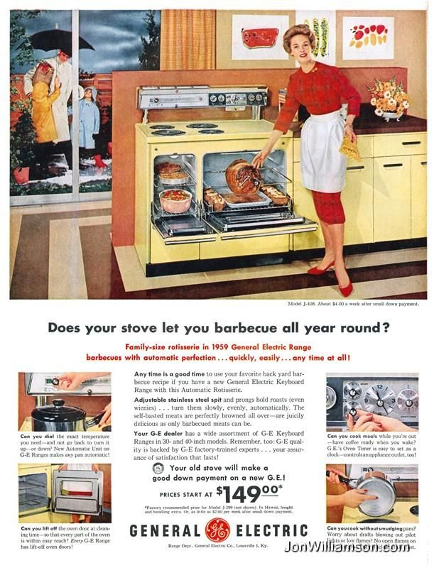 G E Ad General Electric Vintage Kitchen Appliances Vintage Appliances