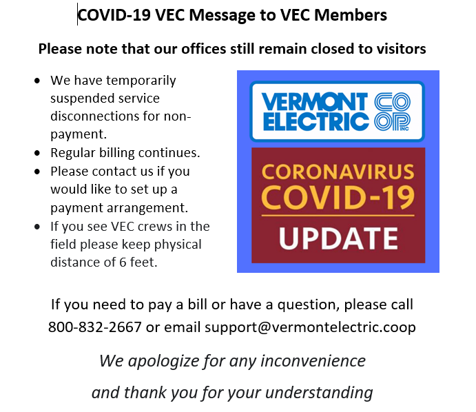 Updates Vermont Electric Coop