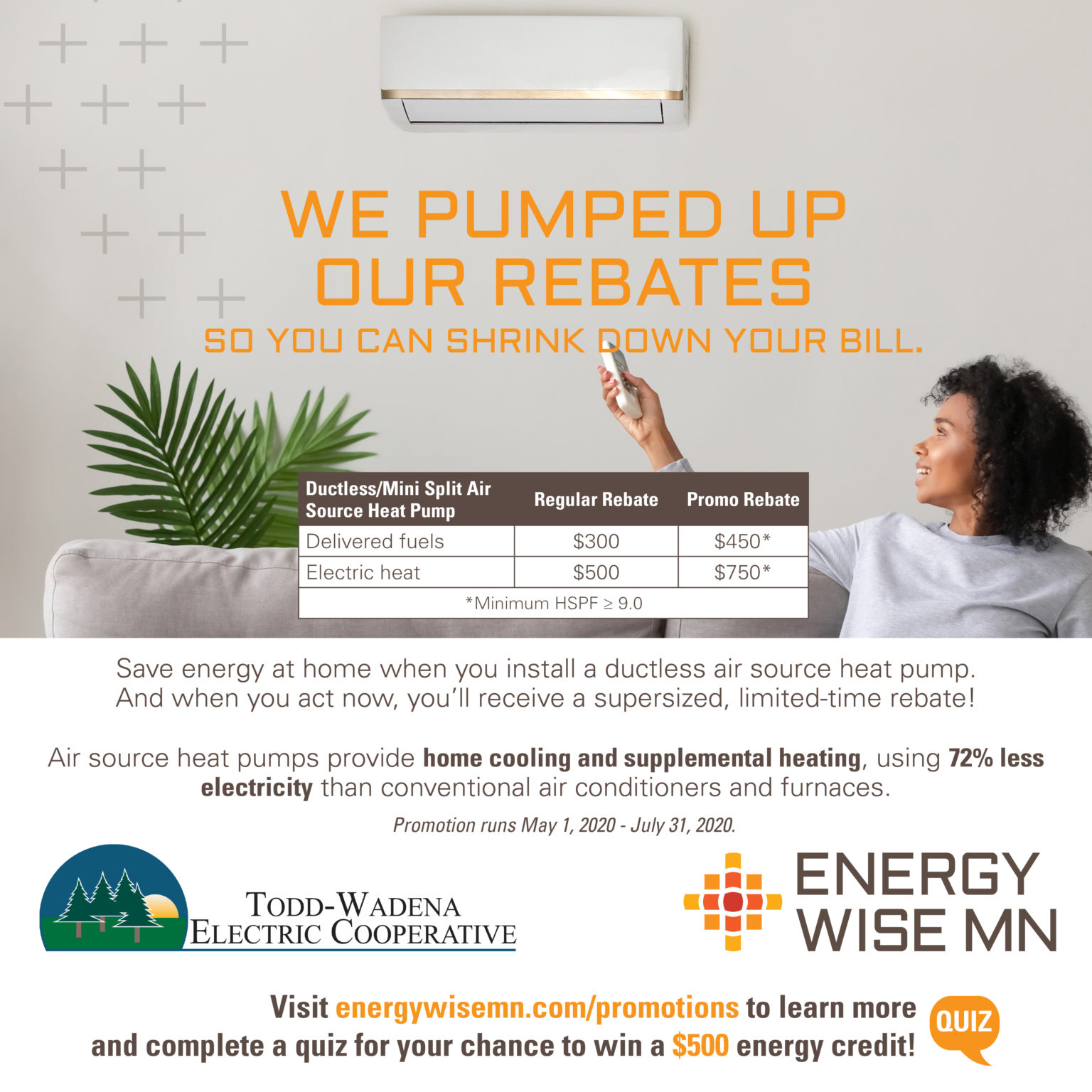 We Ve Pumped Up Our Rebates Todd Wadena Electric Cooperative We ve Pumped Up Our Rebates Todd Wadena Electric Cooperative