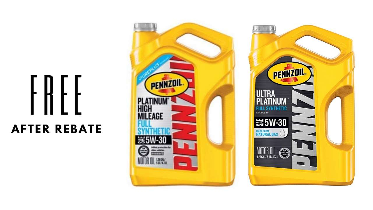 5 Quarts Of Pennzoil Motor Oil Free After Rebate Southern Savers 5 Quarts Of Pennzoil Motor Oil Free After Rebate Southern Savers