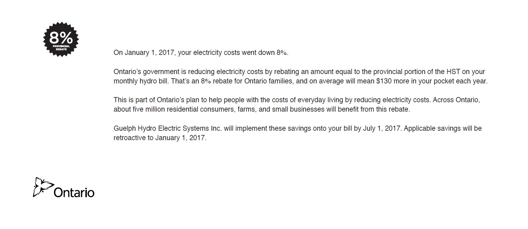 Bill Inserts Information Guelph Hydro Electric Systems Inc Bill Inserts Information Guelph Hydro Electric Systems Inc