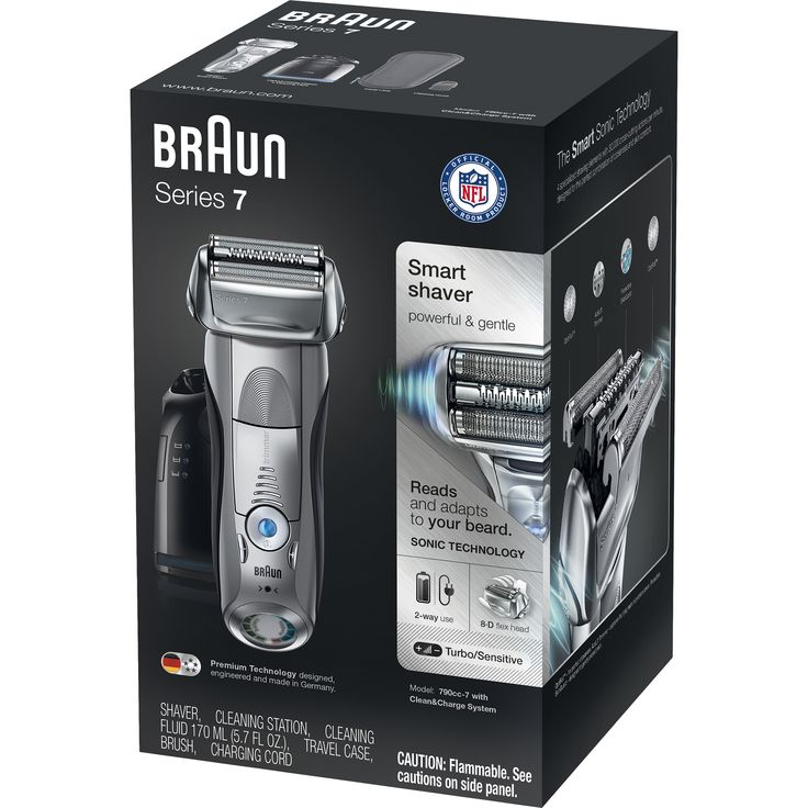 Braun Series 7 790cc Wet Dry Mens Electric Shaver With Clean Station 