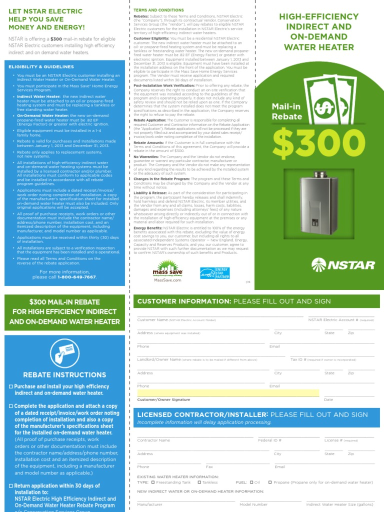 Nstar Electric Company High Efficiency Indirect Water Heater Rebate Nstar electric company high efficiency indirect water heater rebate