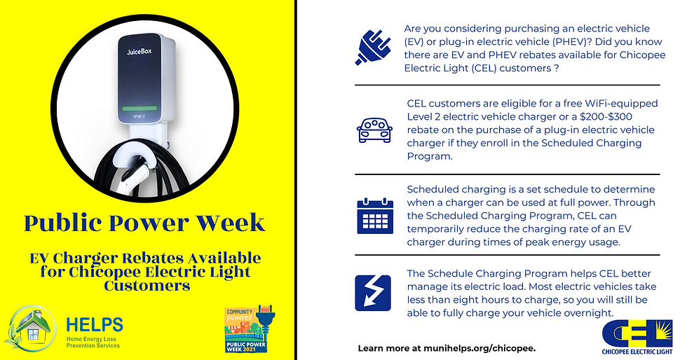 Public Power Week Highlights EV Charger Rebates